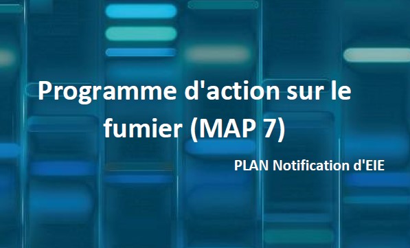 Consultation publique sur le plan EIR pour le septième plan d'action sur les effluents d'élevage (MAP 7) - FLANDRE